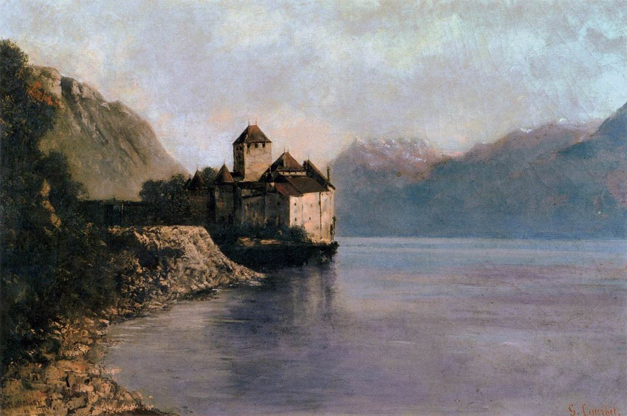 Das Schloss Chillon von Gustave Courbet