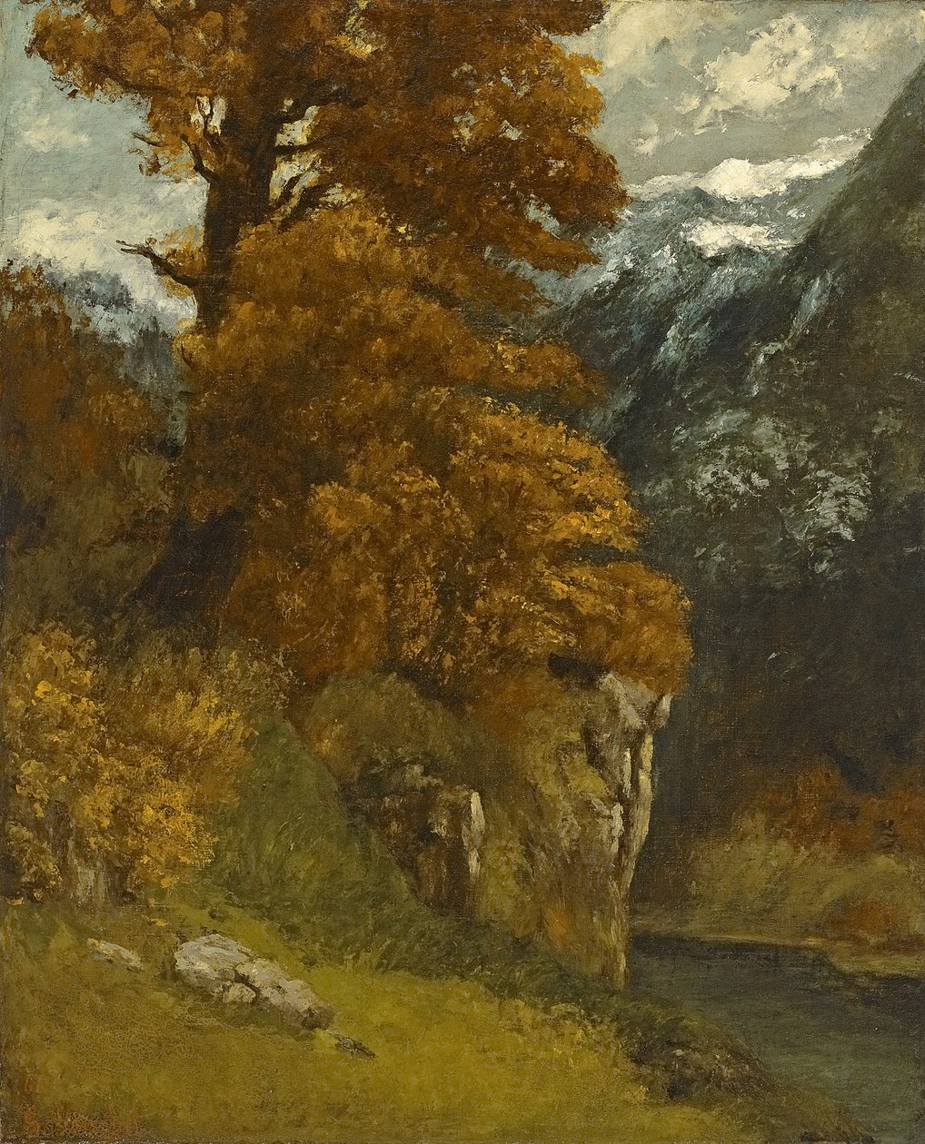 Das Tal bei Ornans, 1866 von Gustave Courbet