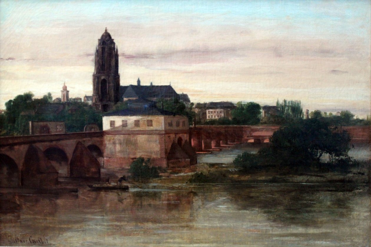 Ansicht von Frankfurt am Main von Gustave Courbet