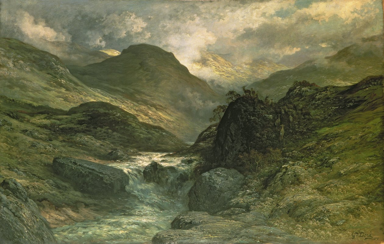 Ein Canyon, 1878 von Gustave Dore