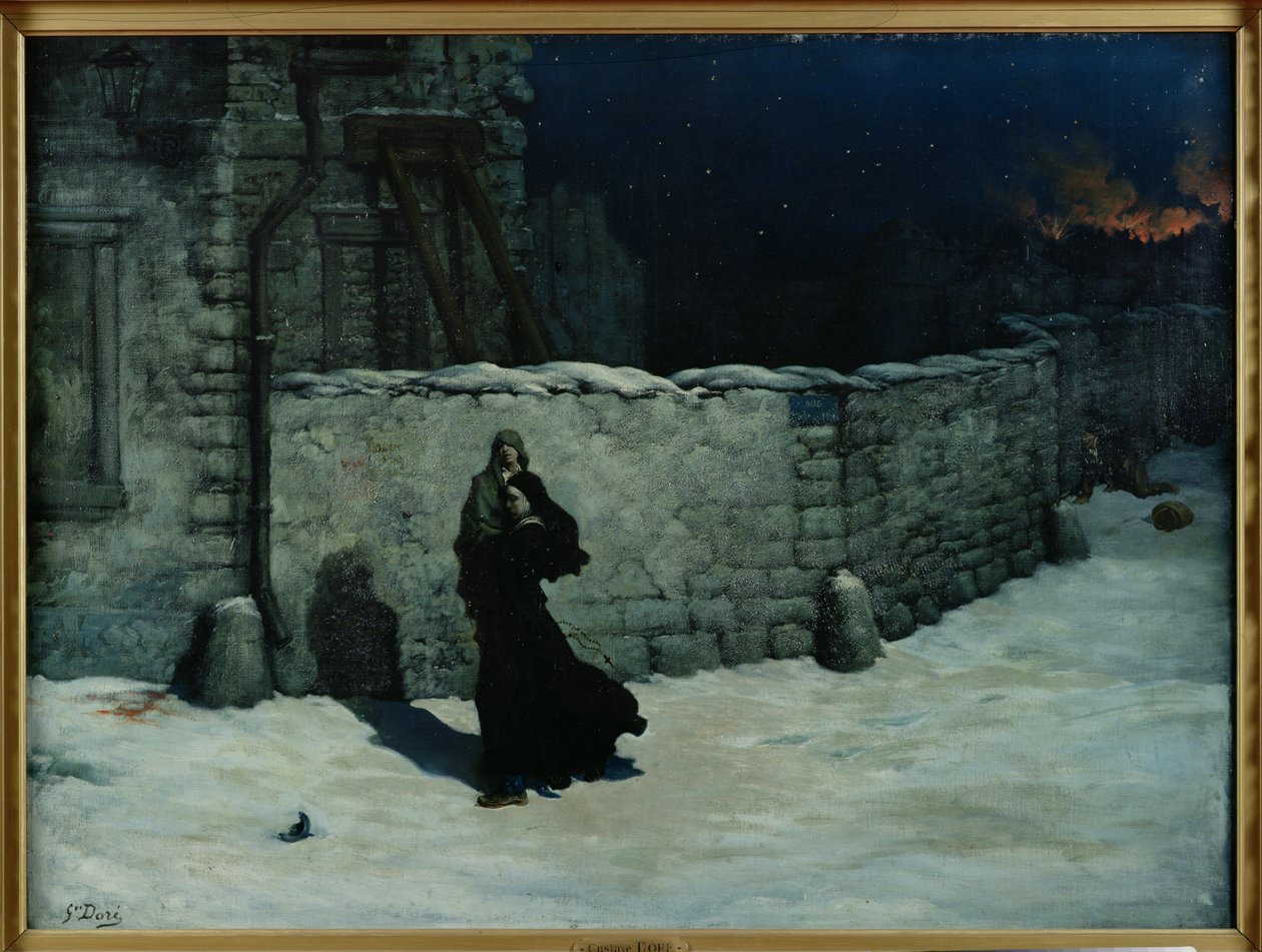 Ein Vorfall während der Belagerung von Paris von Gustave Dore
