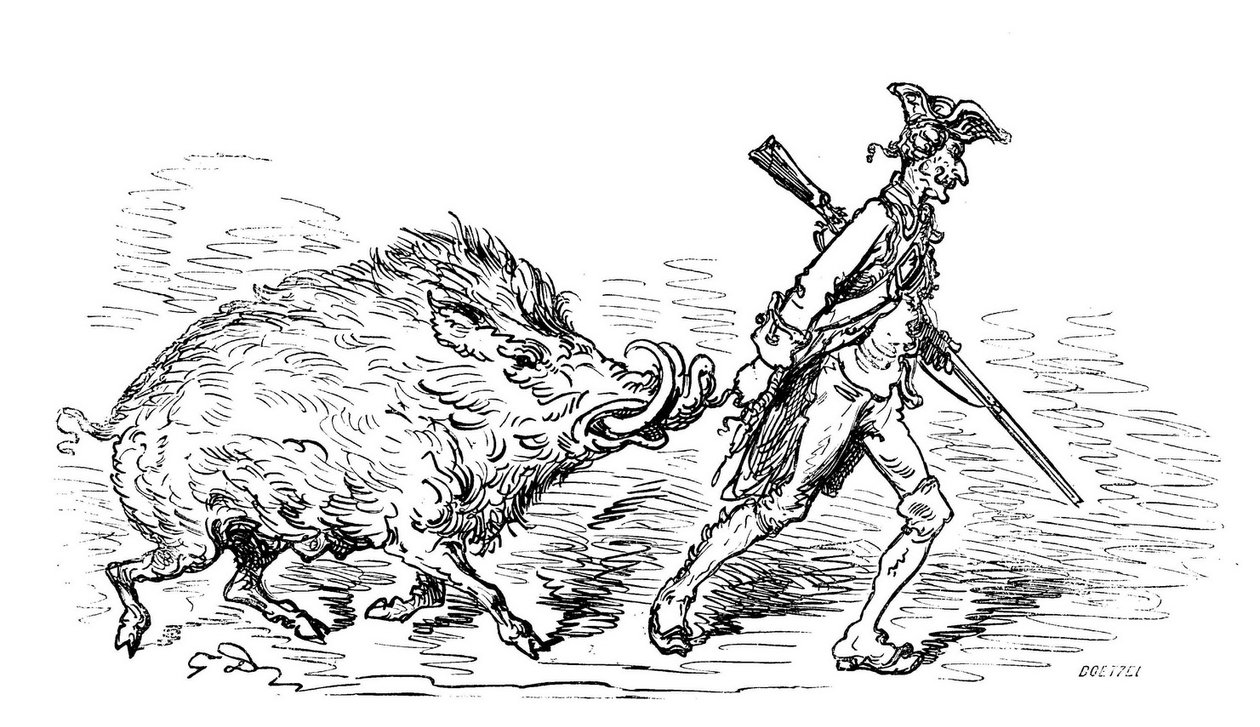 Baron von Münchhausen von Gustave Dore