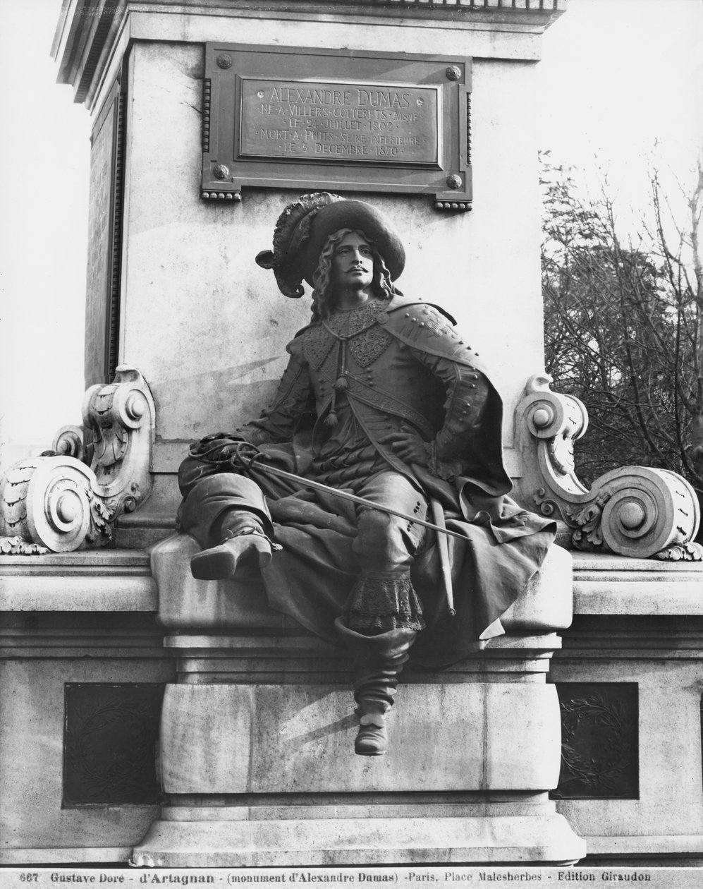 Denkmal für Alexandre Dumas Père, d