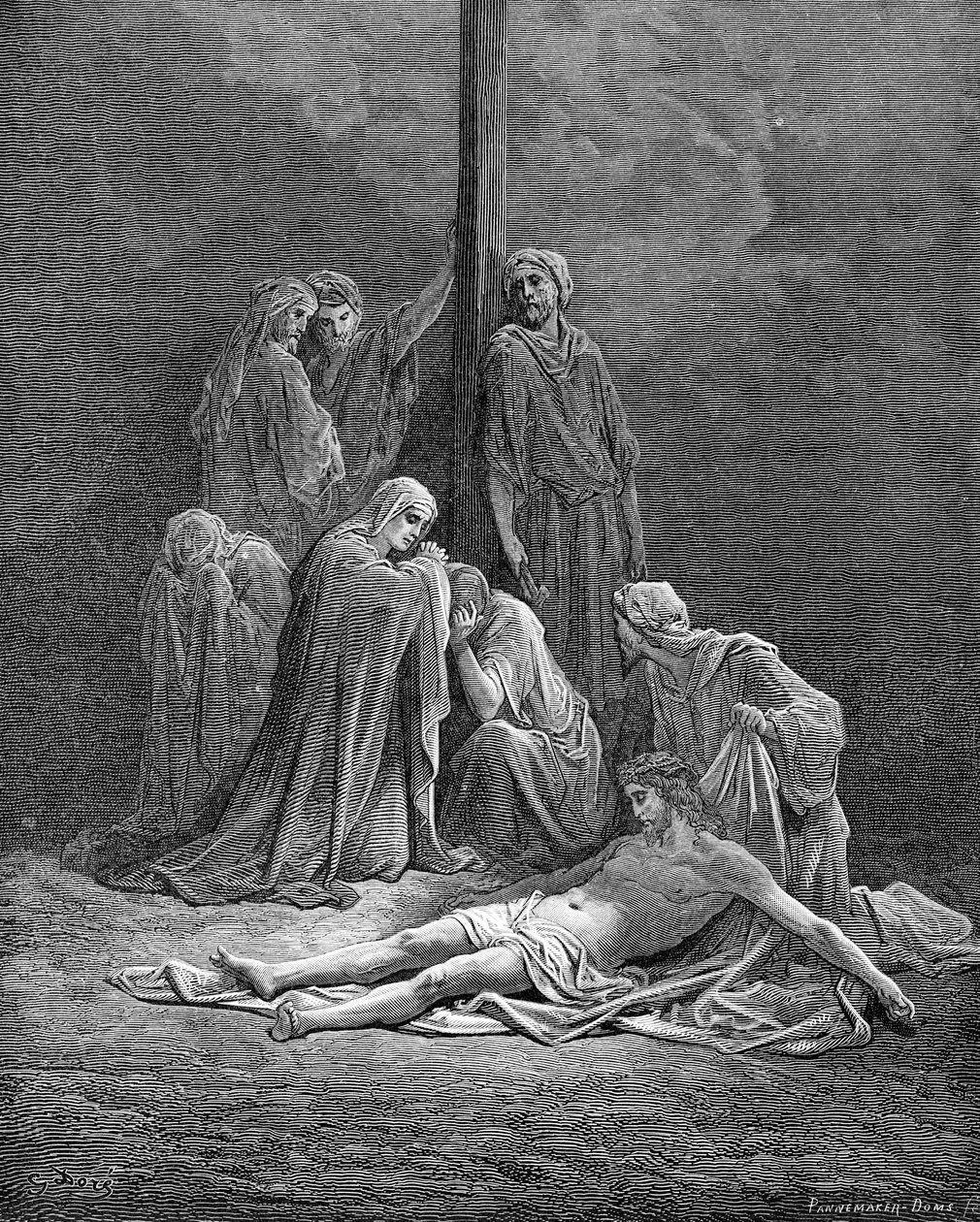 Der tote Christus von Gustave Dore