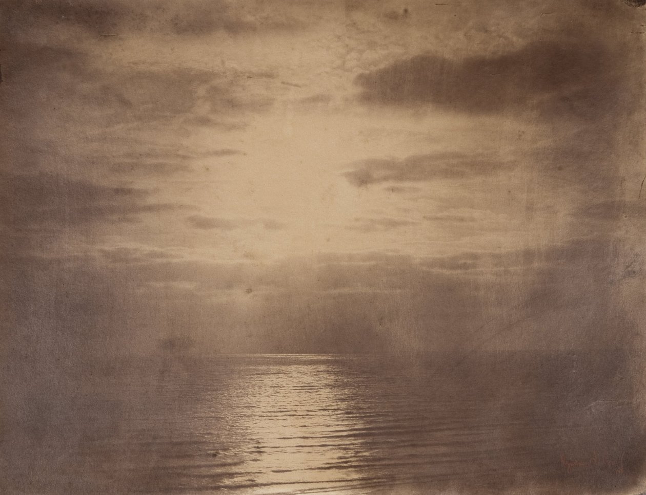 Sonneneffekt in den Wolken - Ozean von Gustave Le Gray