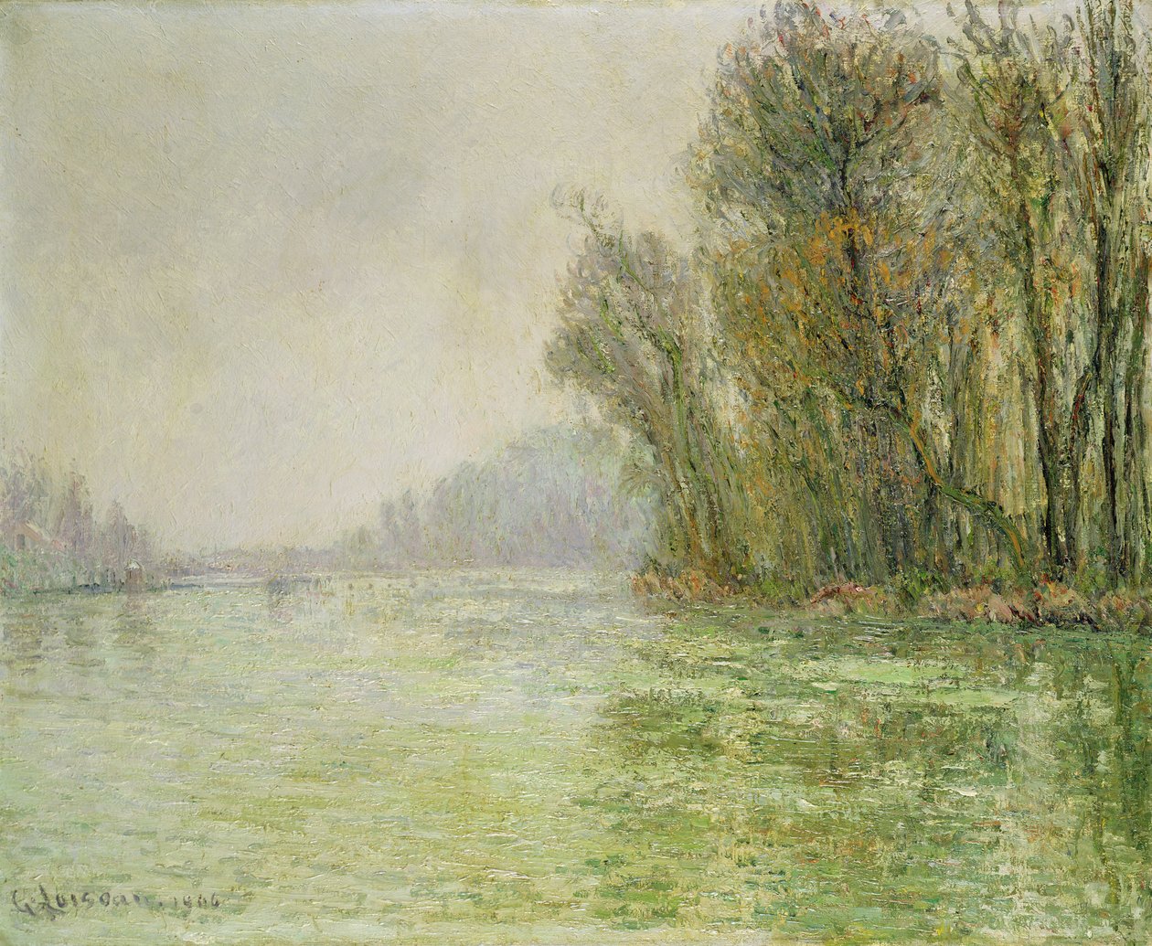 Die Oise im Winter von Gustave Loiseau