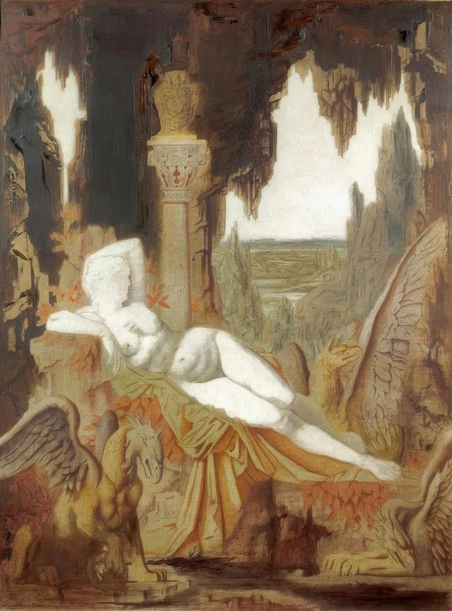 Fee mit Greifen von Gustave Moreau