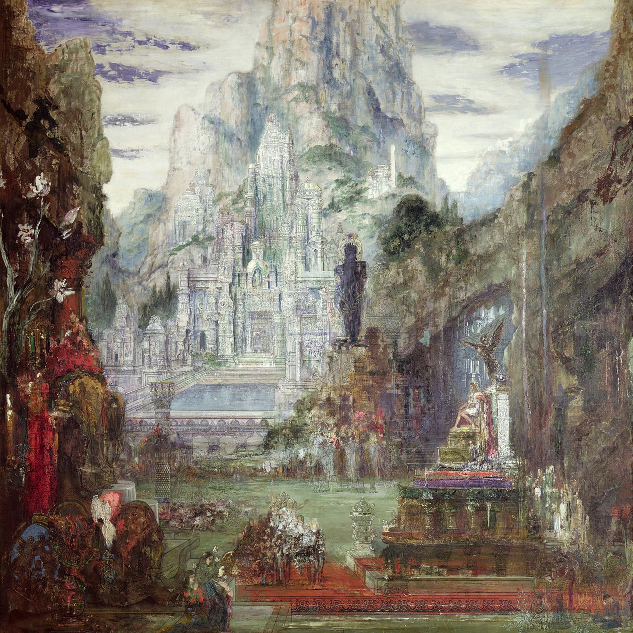 Der Triumph von Alexander dem Großen (356-323 v. Chr.) von Gustave Moreau