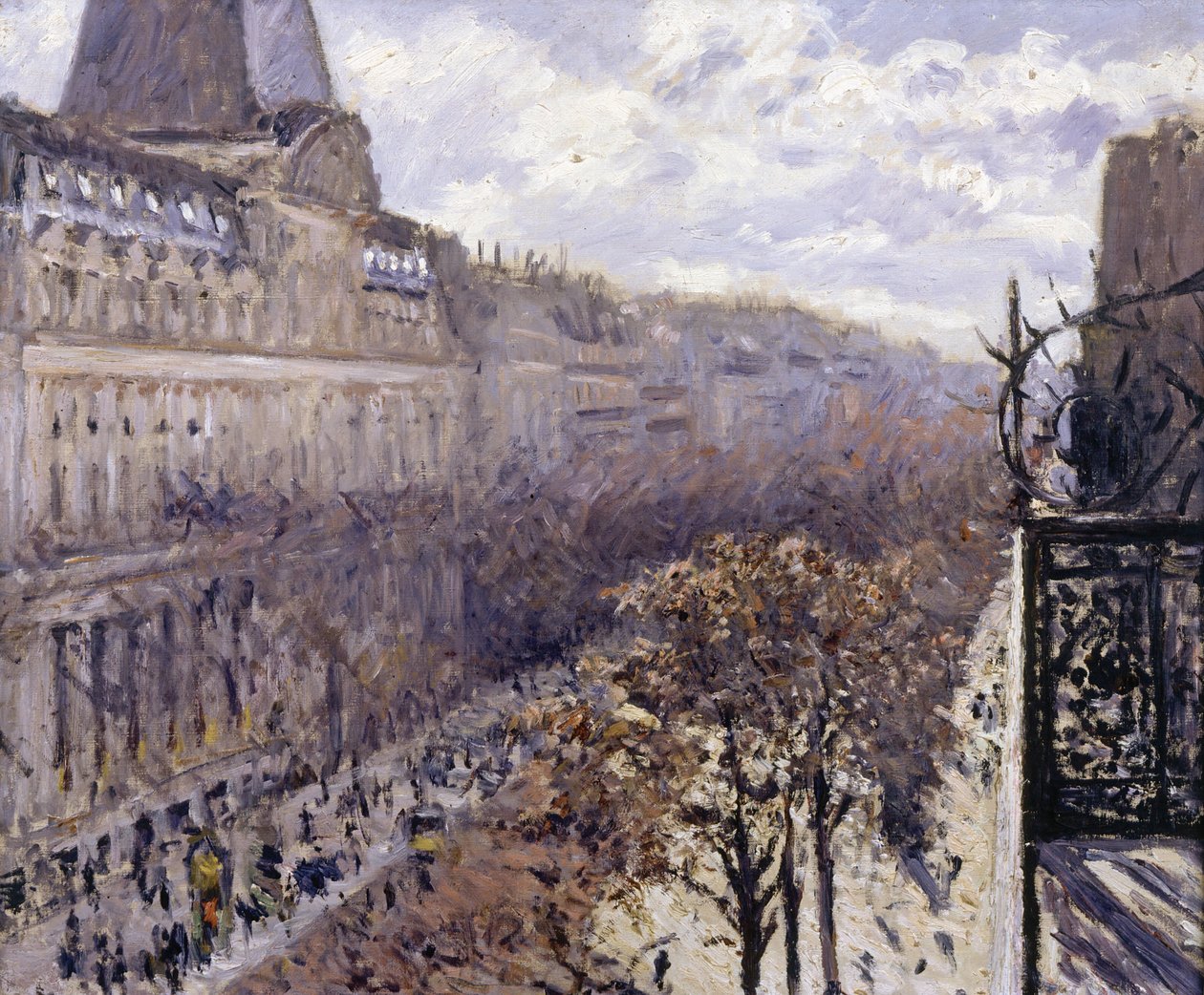 Boulevard des Italiens von Gustave Caillebotte