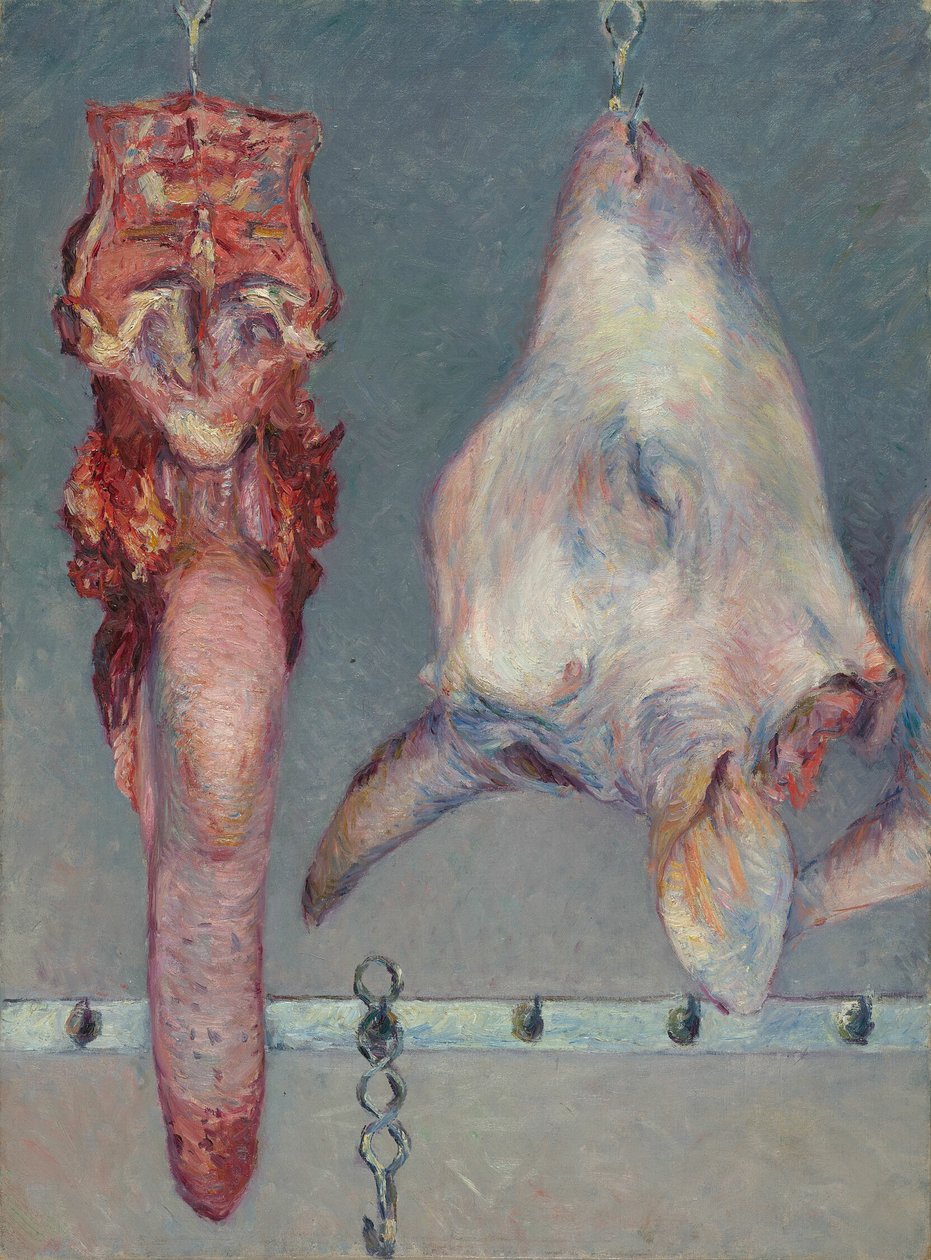 Kalbskopf und Ochsenzunge von Gustave Caillebotte