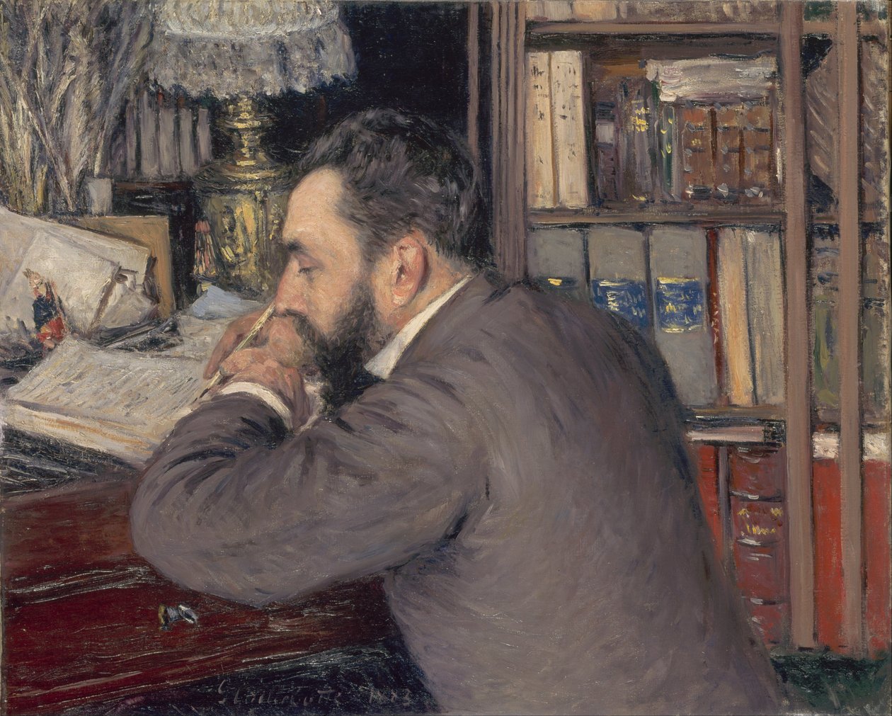 Henri Cordier von Gustave Caillebotte