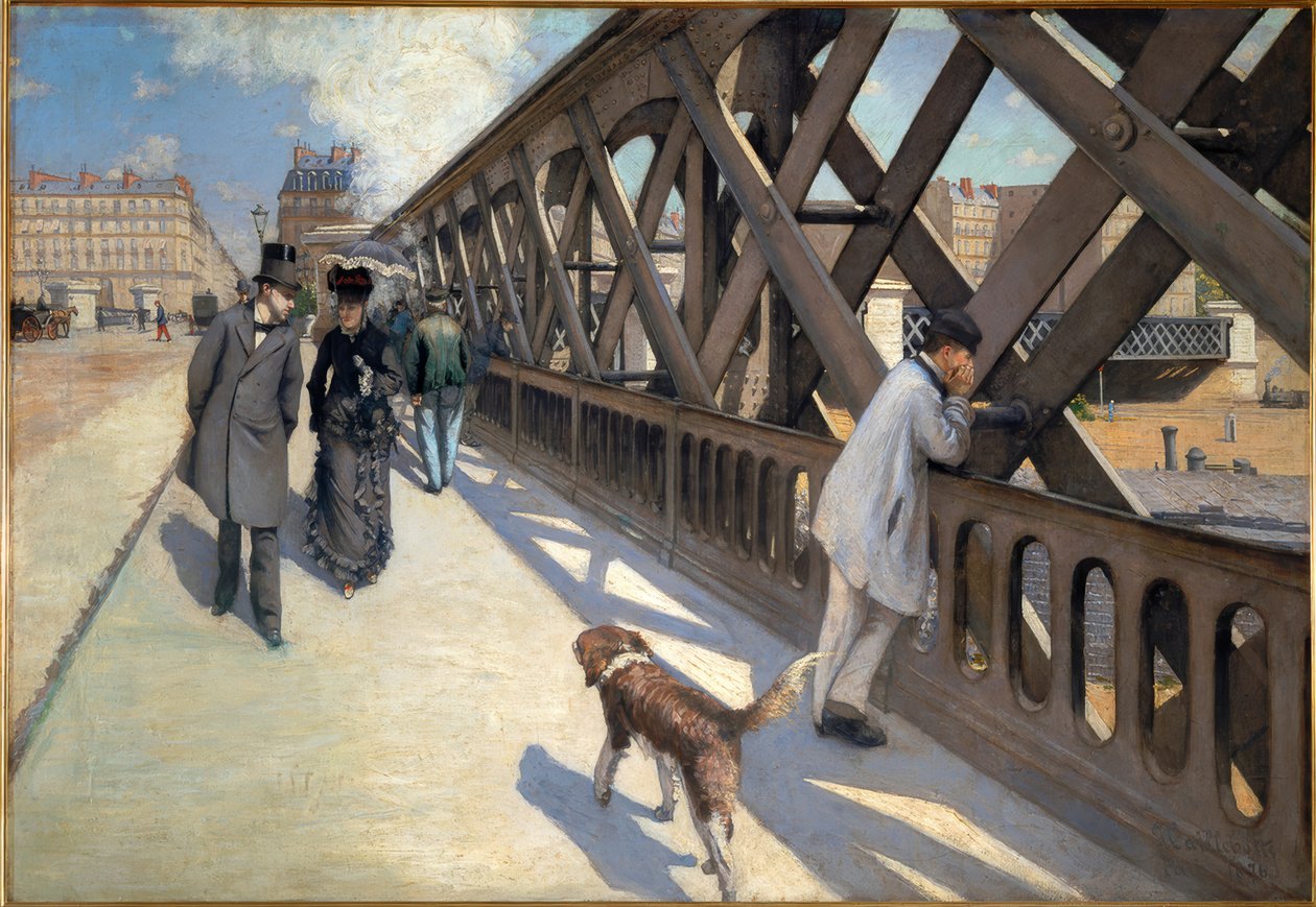Le Pont de l’Europe von Gustave Caillebotte