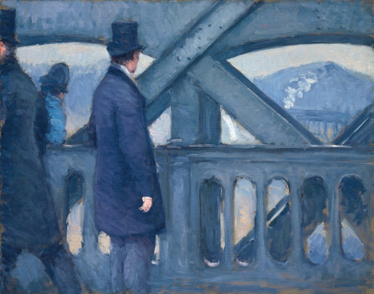 Auf der Pont de l’Europe von Gustave Caillebotte