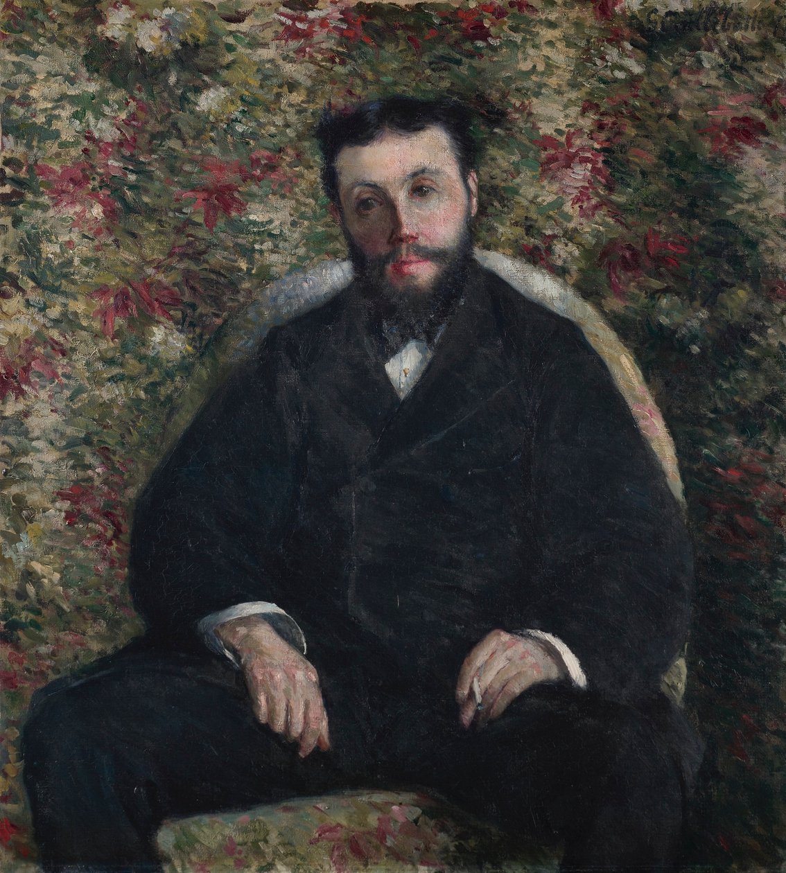 Porträt von A. Cassabois von Gustave Caillebotte