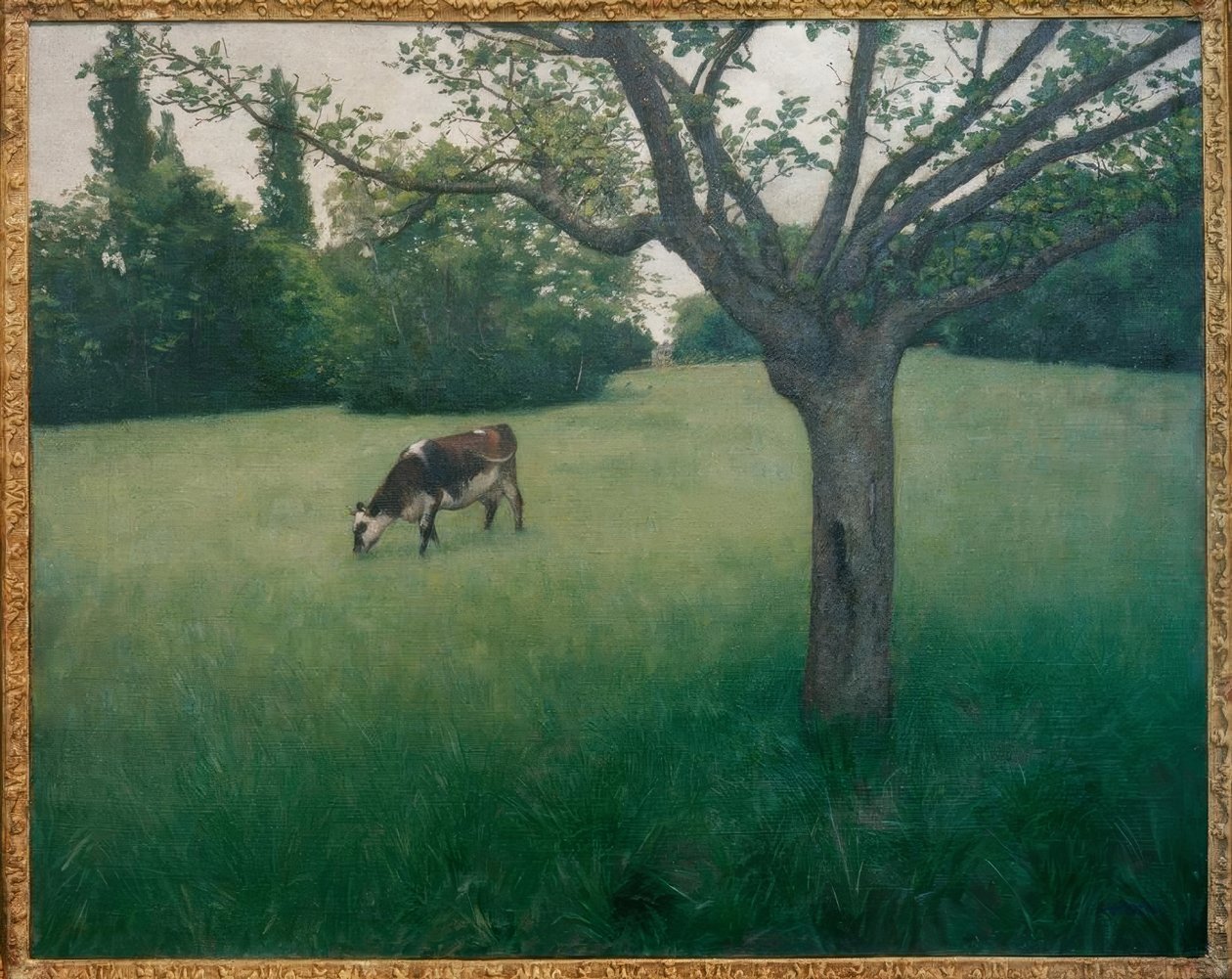 Wiese in Yerres von Gustave Caillebotte