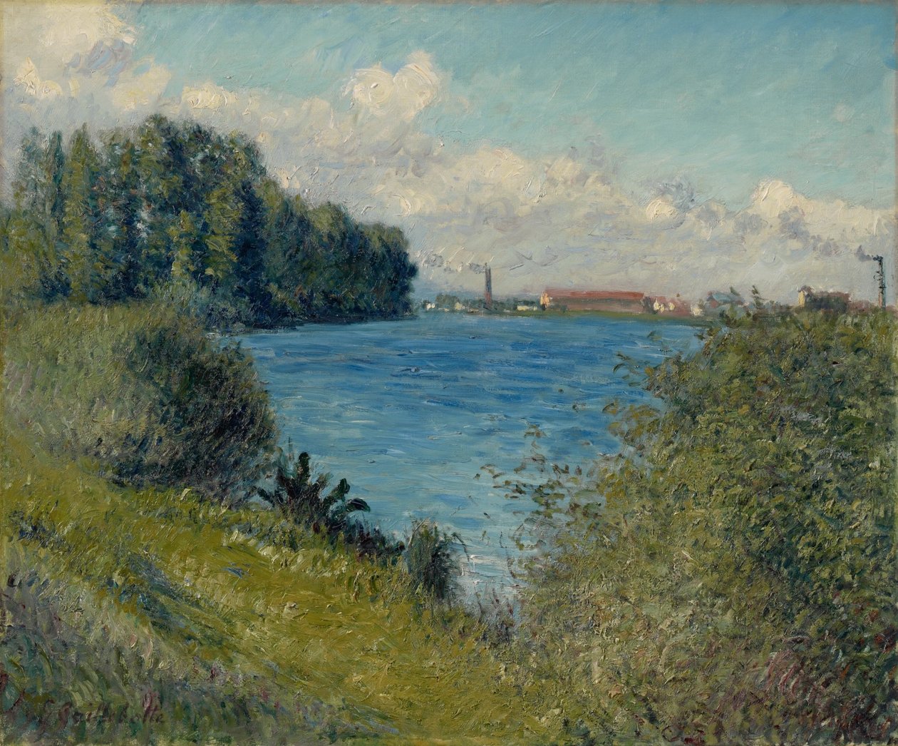 Die Seine bei Argenteuil von Gustave Caillebotte
