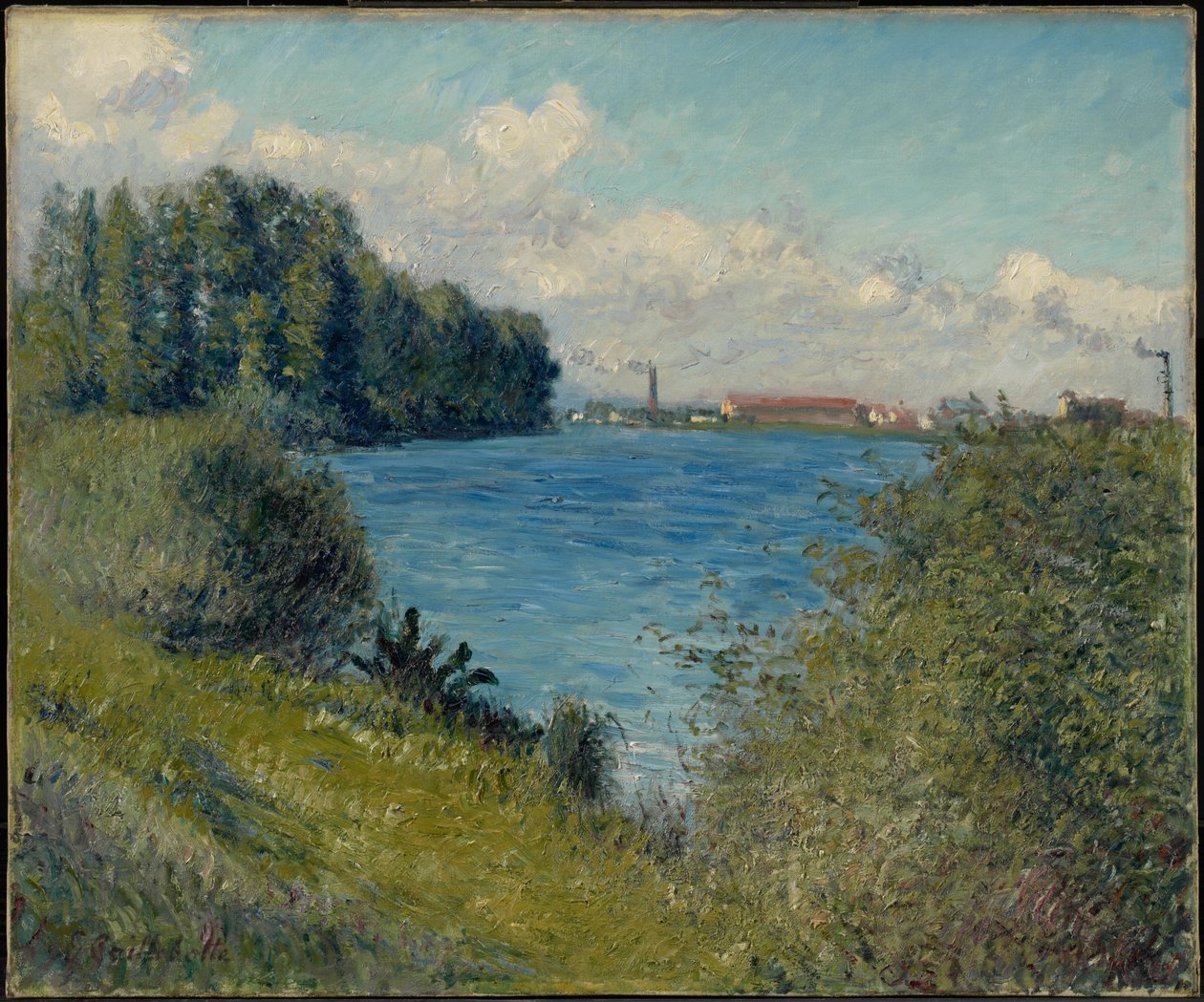 Die Seine bei Argenteuil von Gustave Caillebotte