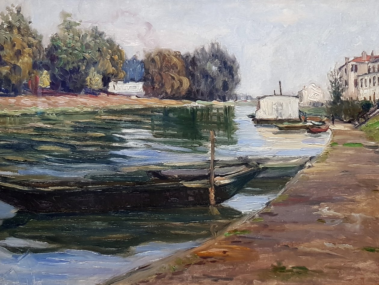 Die Ufer der Seine von Gustave Caillebotte
