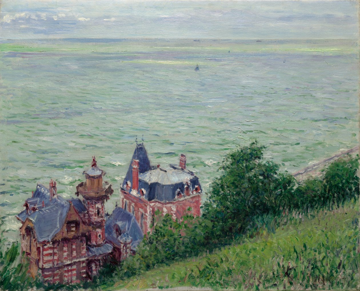 Villen in Trouville von Gustave Caillebotte