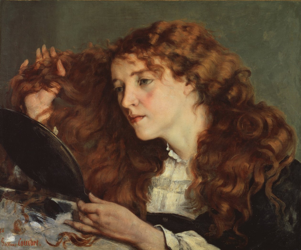 Die schöne Irin von Gustave Courbet