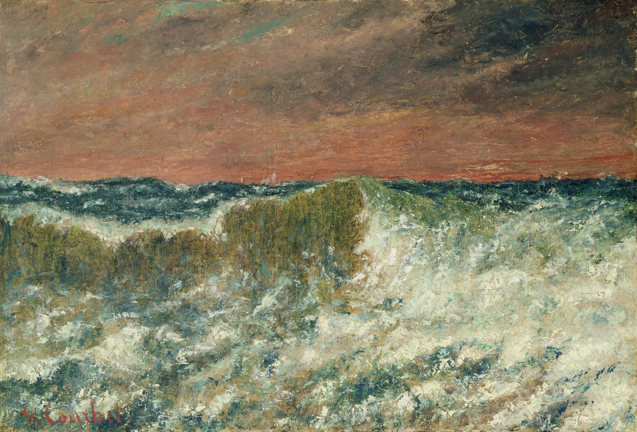 Die Welle von Gustave Courbet