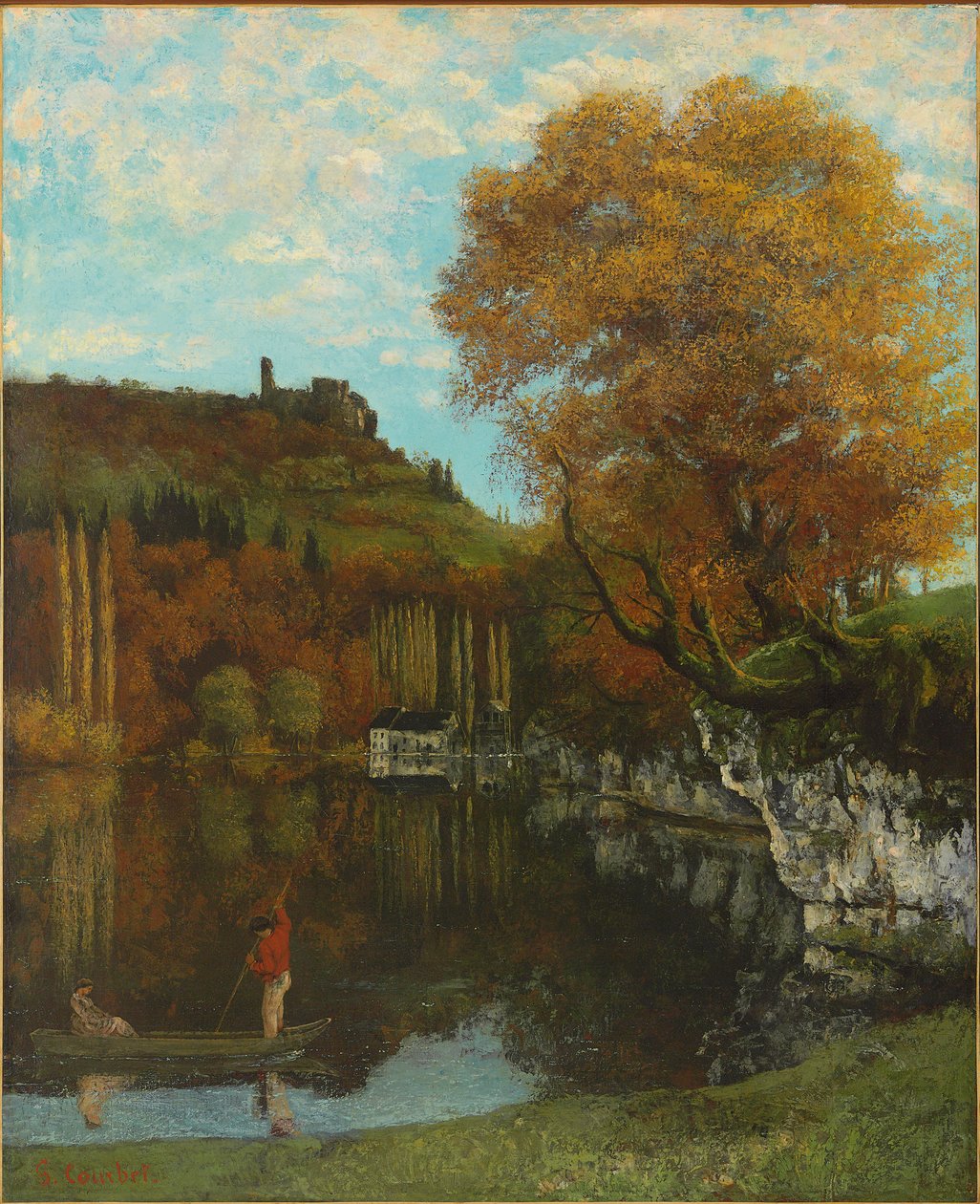 Le Miroir de Scey-en-Varais von Gustave Courbet