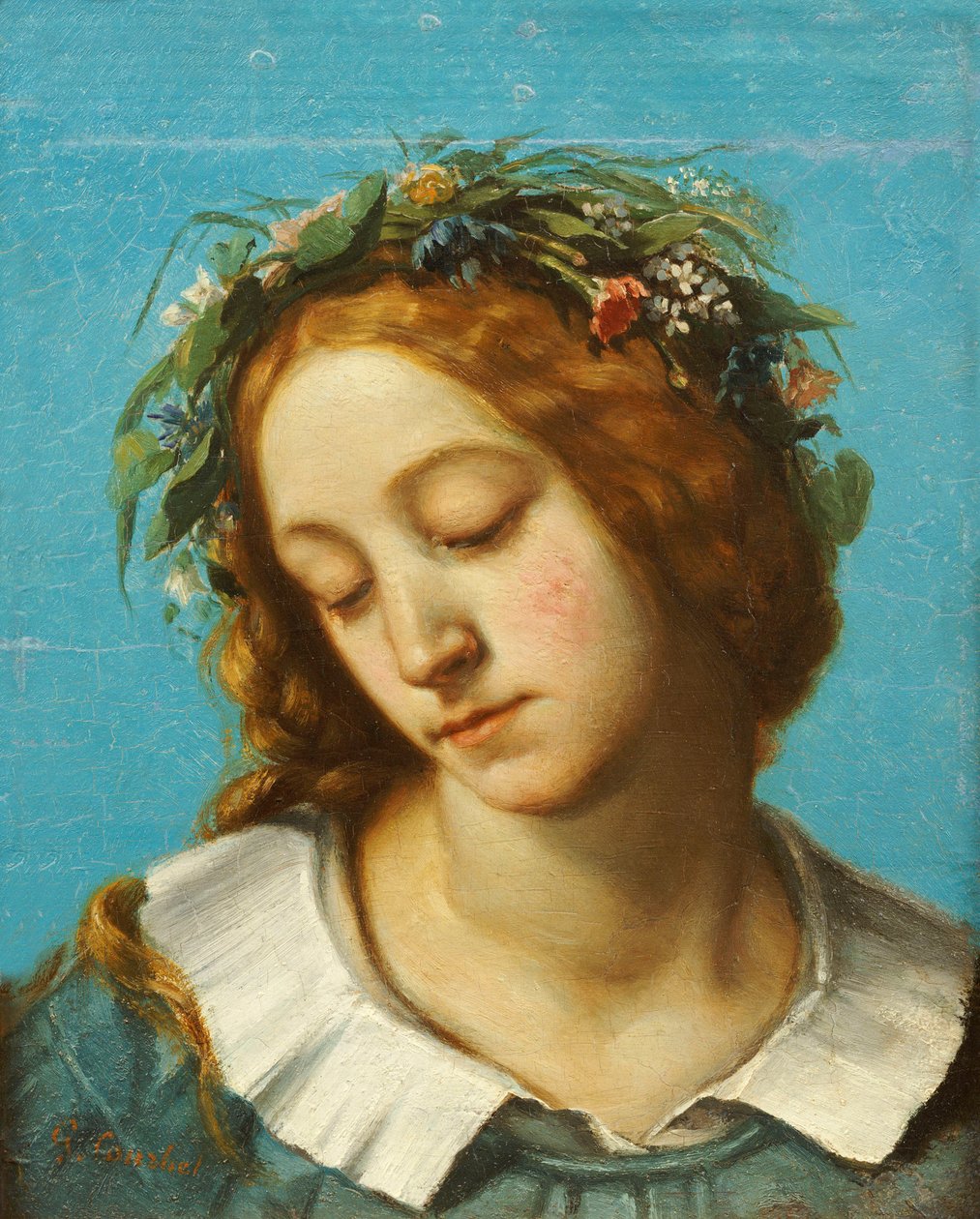 Ophelia, 1842 von Gustave Courbet