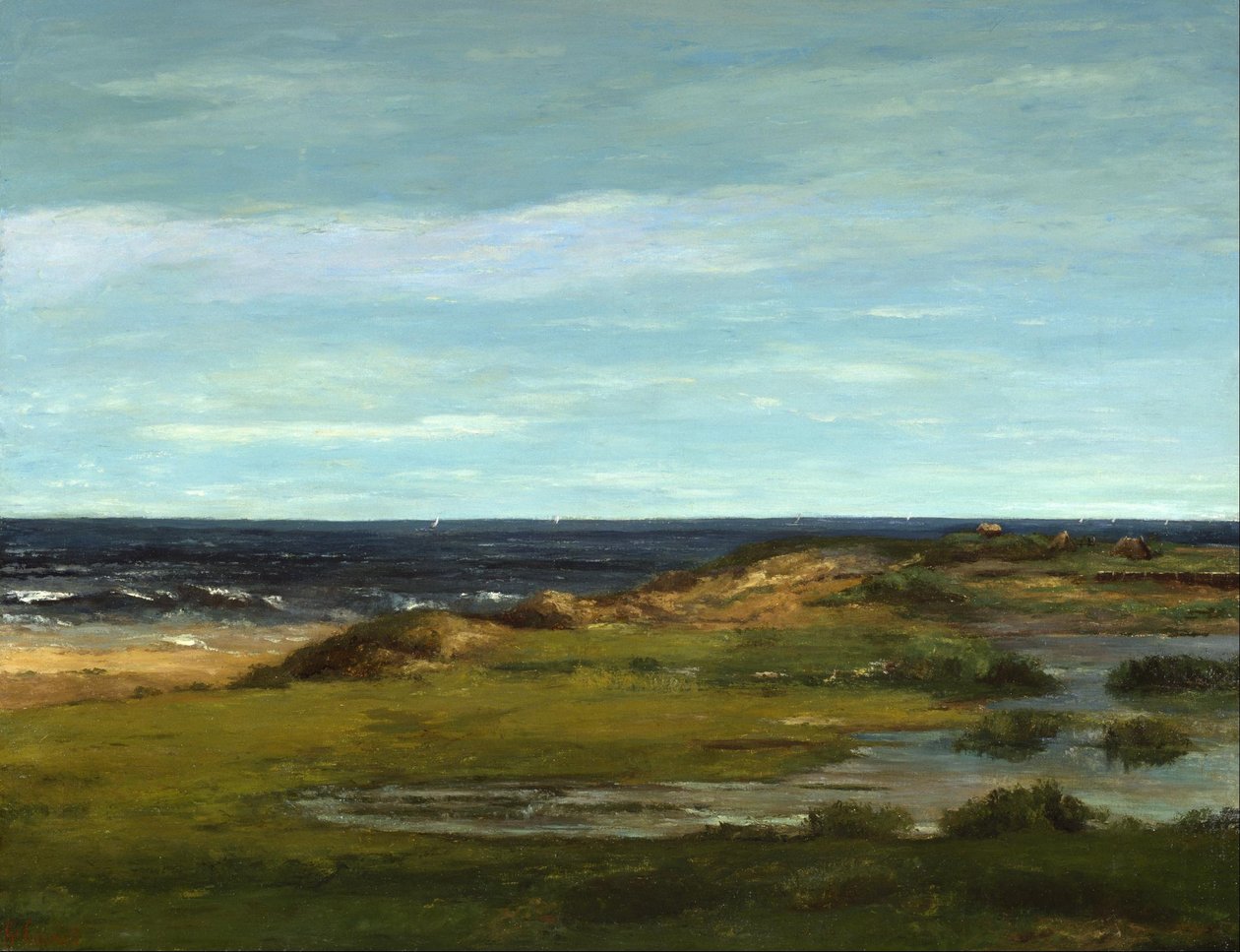 Meereslandschaft von Gustave Courbet