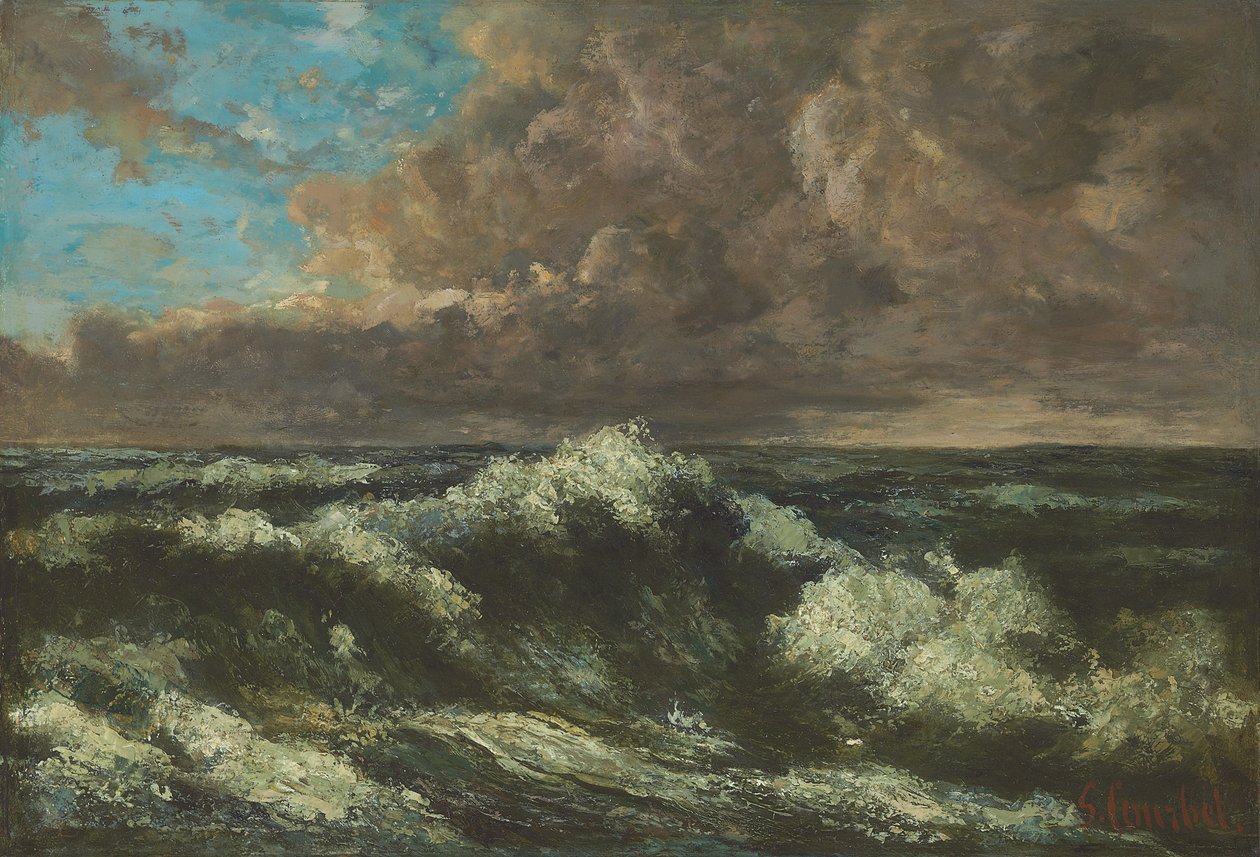 Meereslandschaft von Gustave Courbet