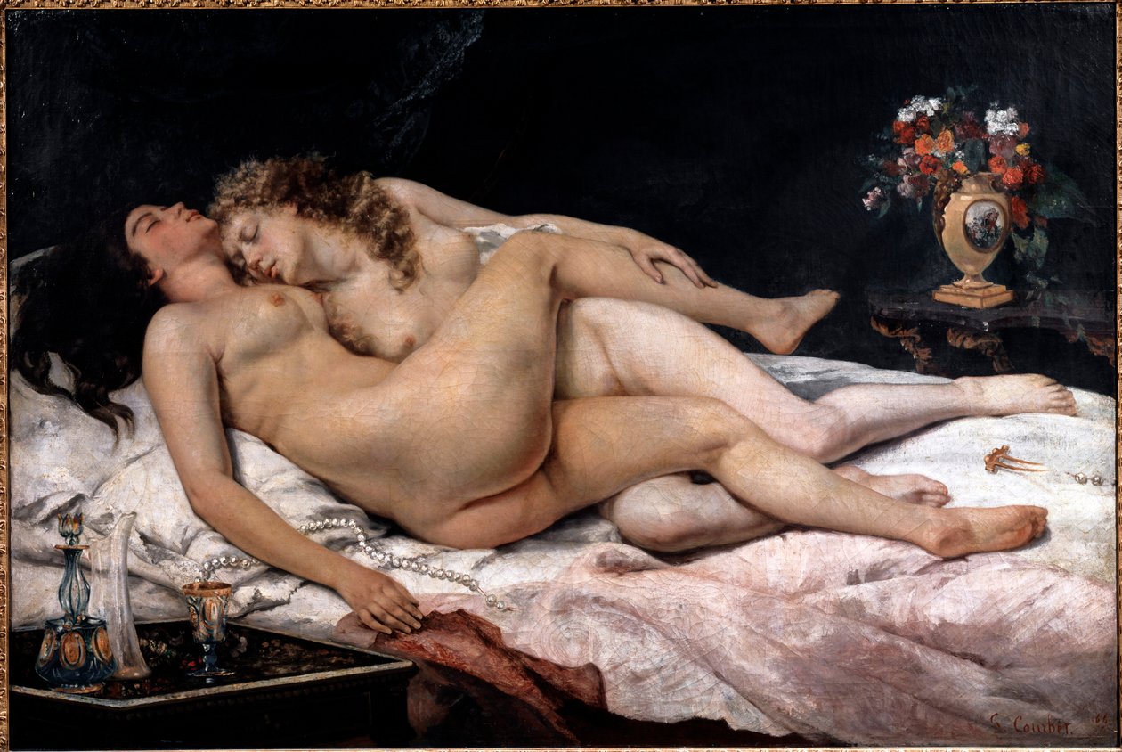 Schlaf oder Schläfer von Gustave Courbet