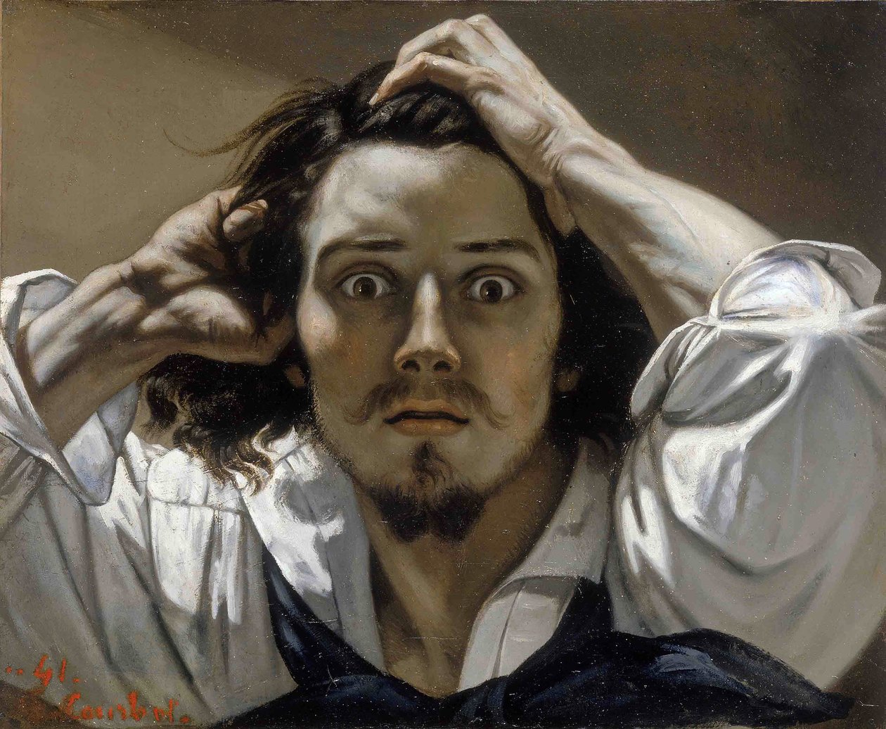 Der Verzweifelte Selbstporträt von Gustave Courbet