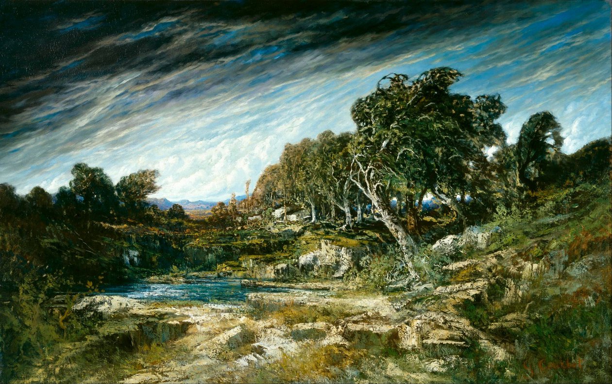 Der Windstoß von Gustave Courbet