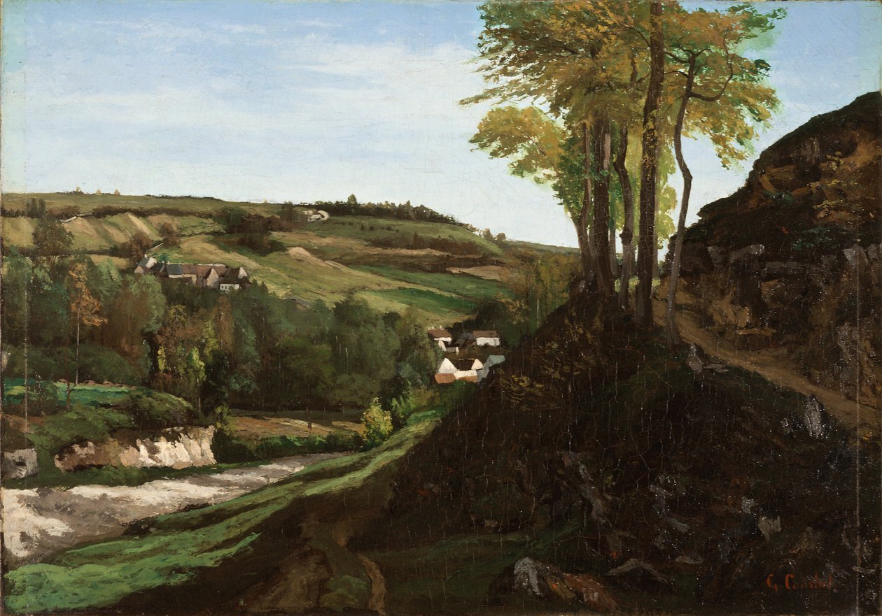 Das Tal von Ornans von Gustave Courbet