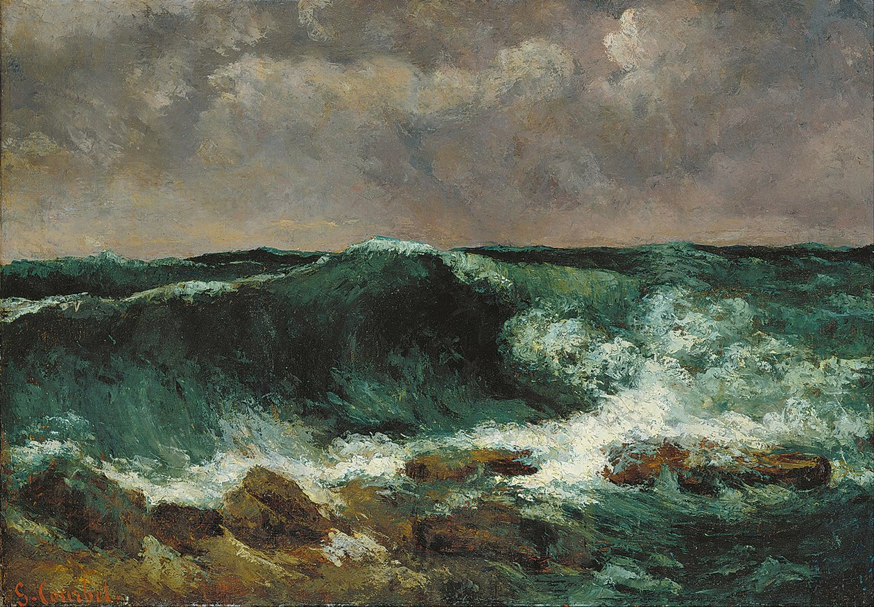 Die Welle von Gustave Courbet