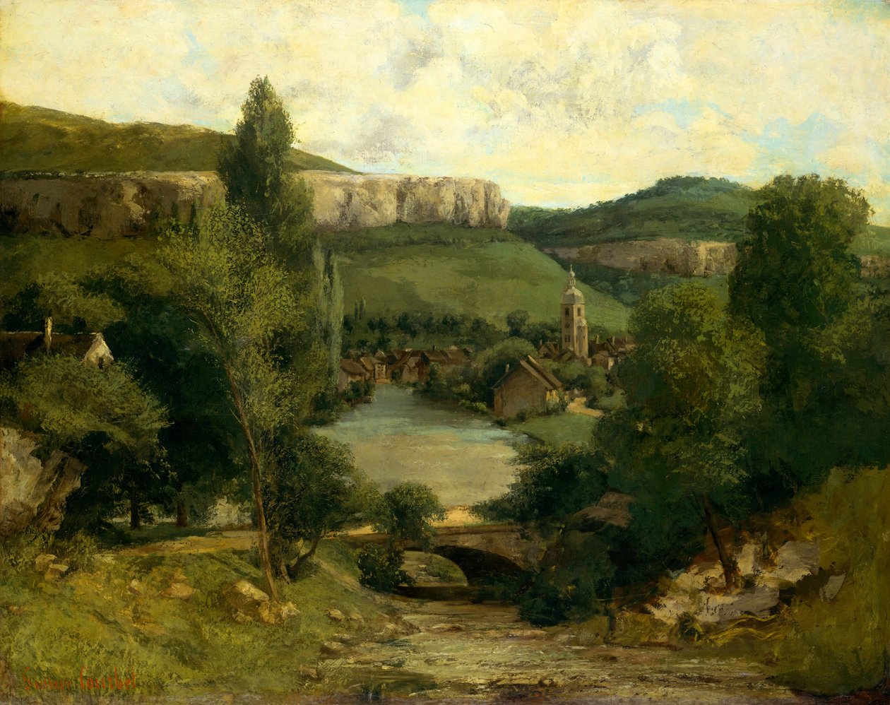 Ansicht von Ornans von Gustave Courbet