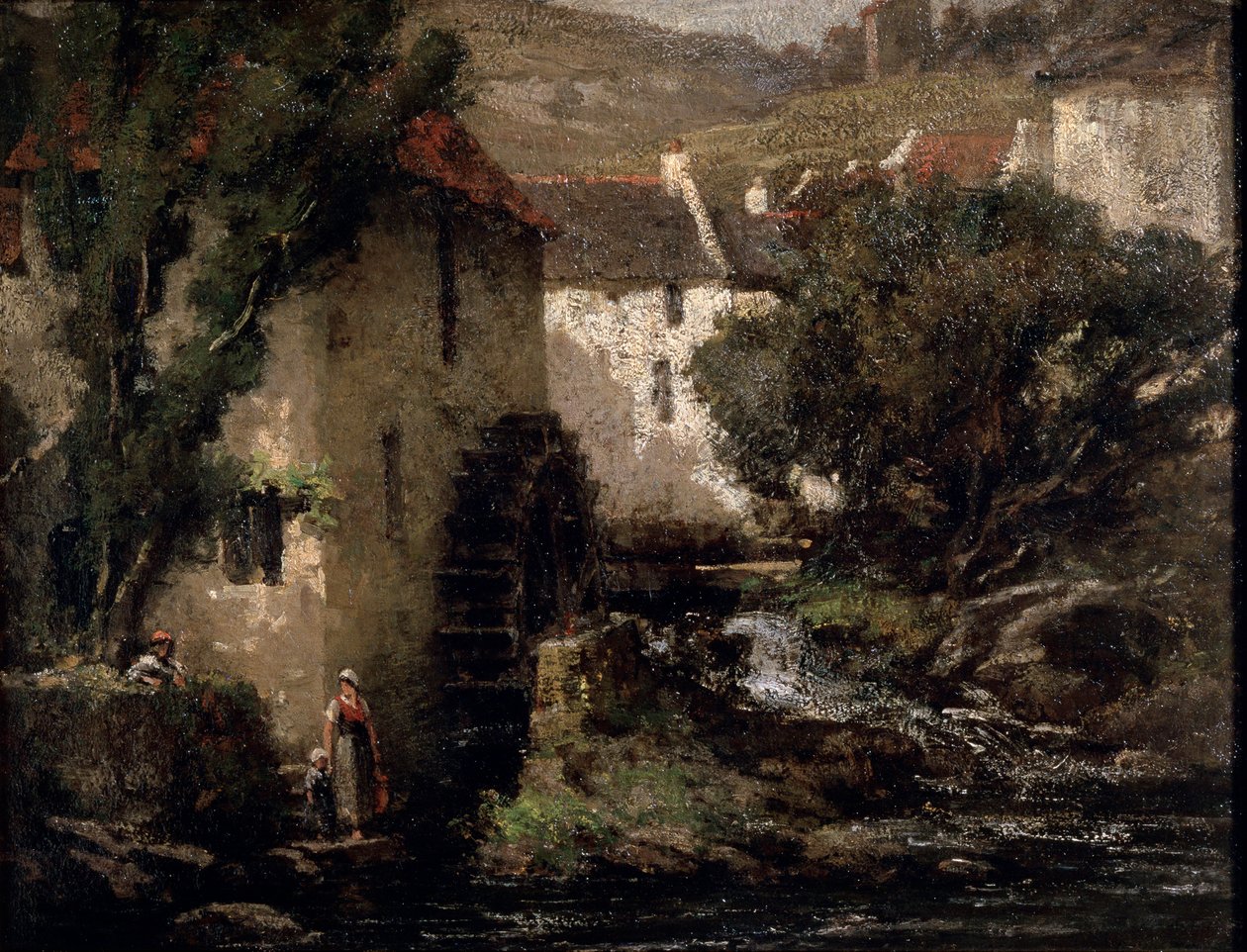 Wassermühle, 19. Jahrhundert von Gustave Courbet