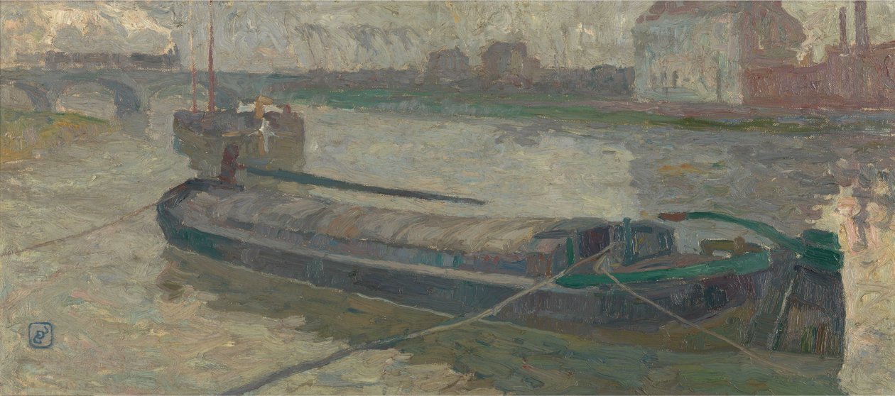 Ansicht der Stropbrug in Gent von Gustave de Smet