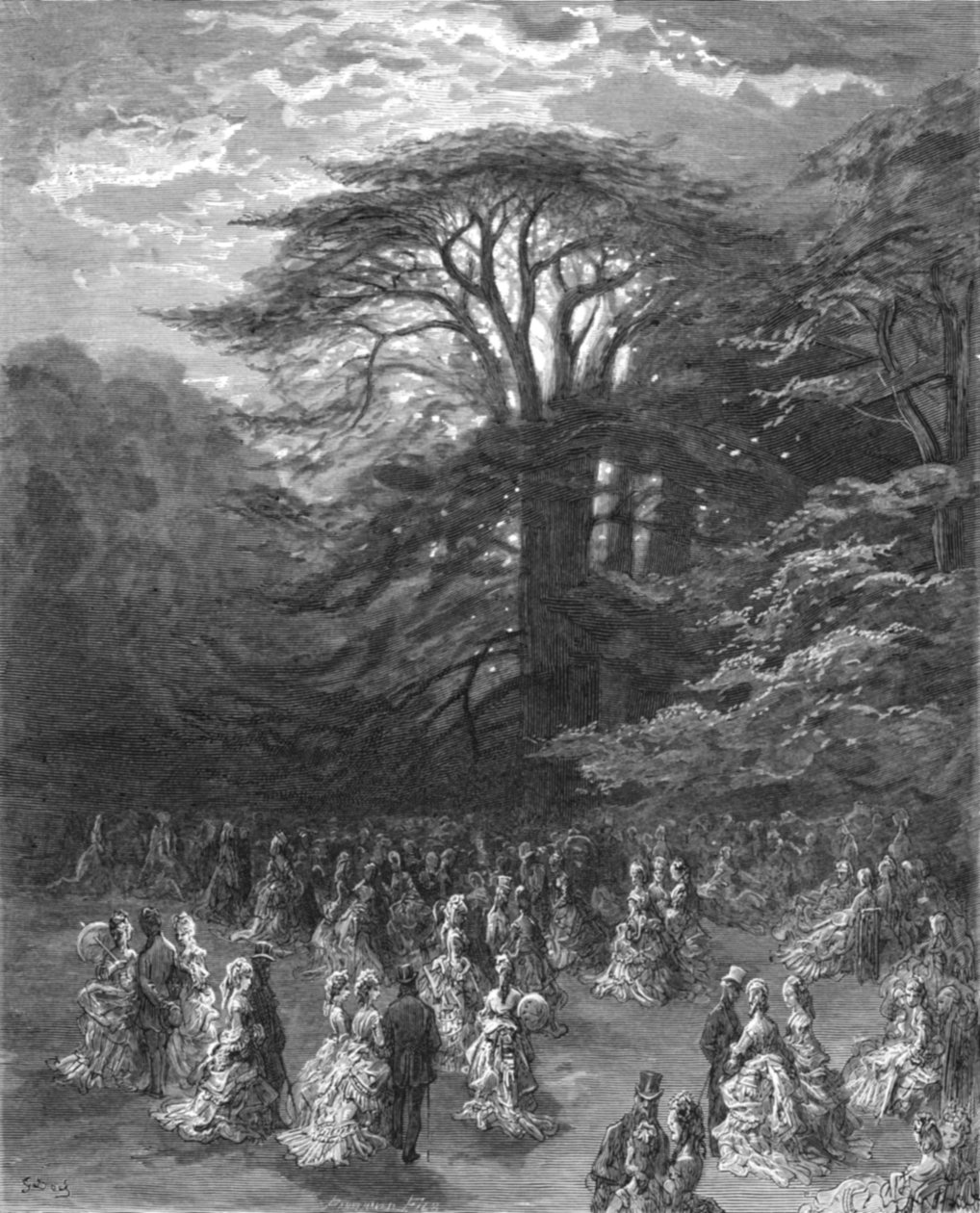 Ein Fest in Chiswick von Gustave Dore