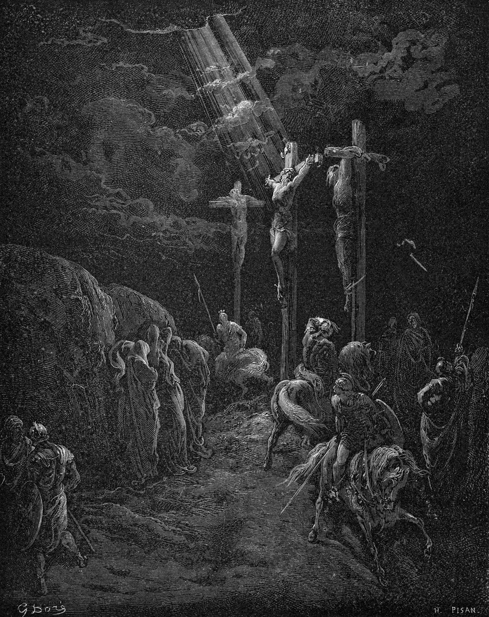 Kreuzigung Jesu von Gustave Dore