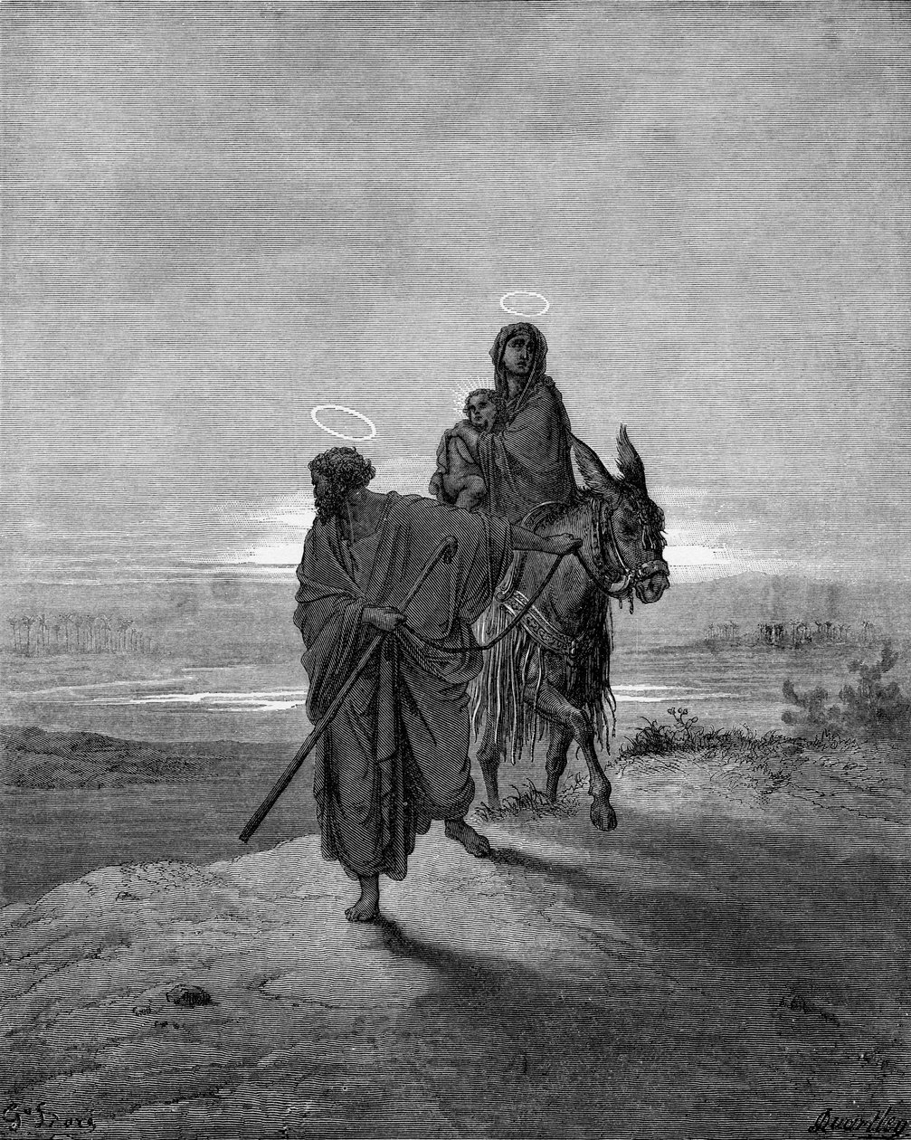 Flucht nach Ägypten von Gustave Dore