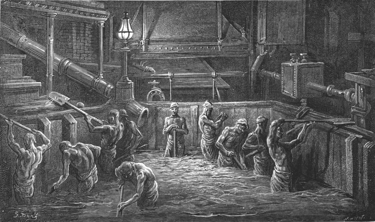 Malz mischen, 1872 von Gustave Dore