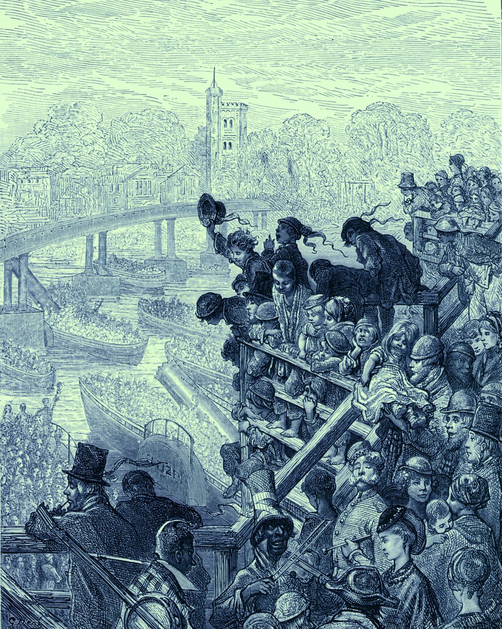 Oxford und Cambridge Boot von Gustave Dore