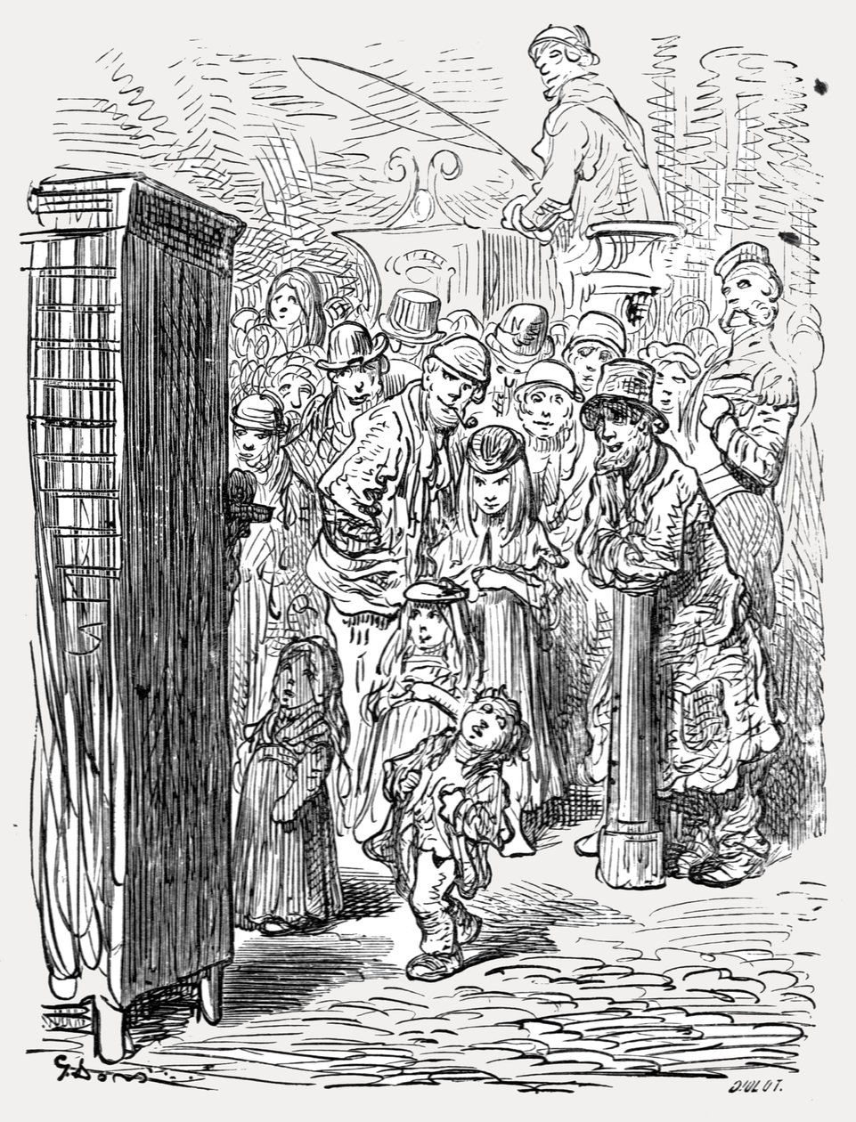 Punch und Judy, 1872 von Gustave Dore