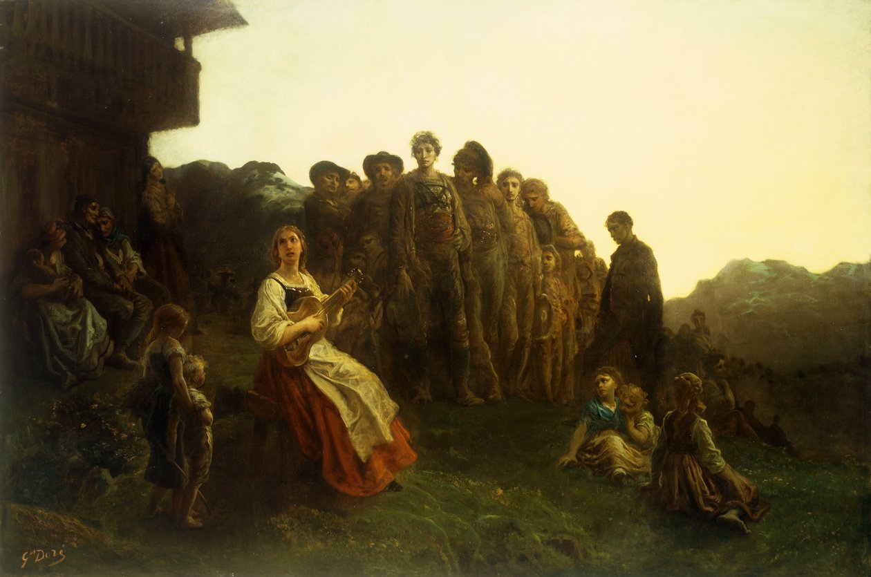 Der Balladensänger von Gustave Dore