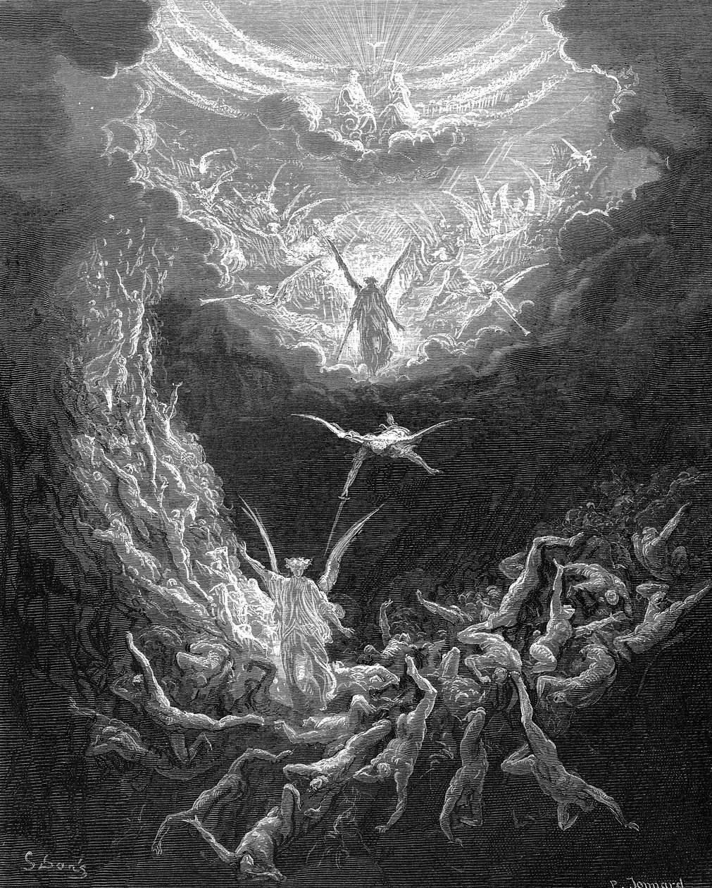 Das Jüngste Gericht, 1865-1866 von Gustave Dore