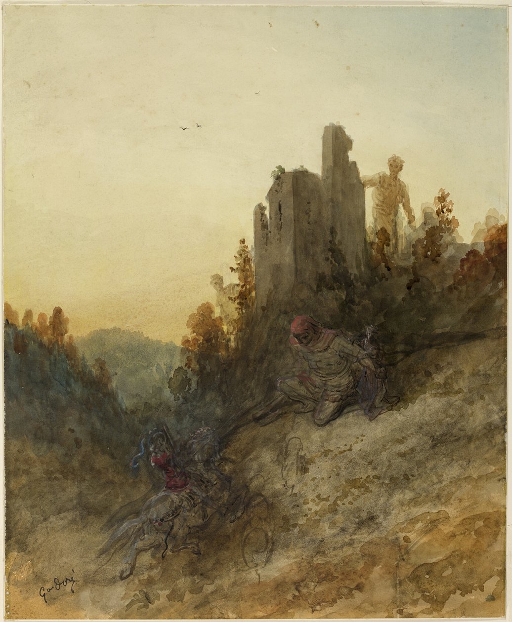Die Prinzessin wird gefangen gehalten von Gustave Dore