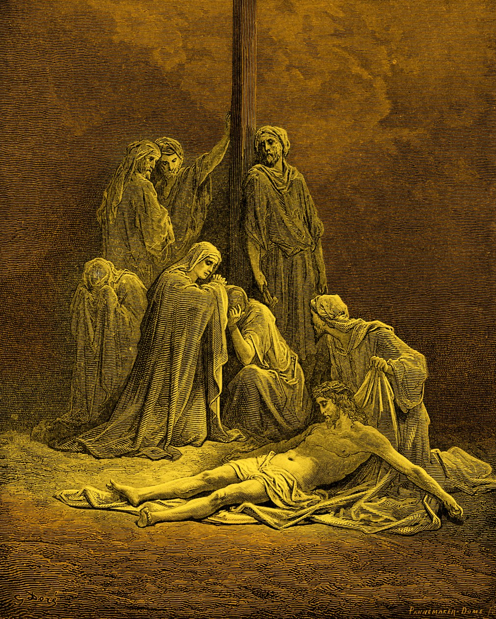Der tote Christus - Bibel von Gustave Dore