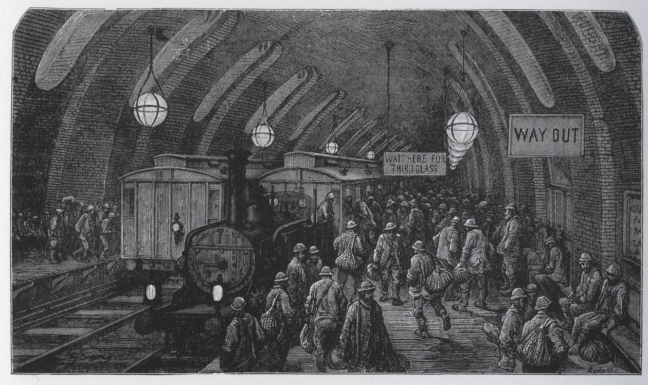 Der Arbeiterszug von Gustave Dore