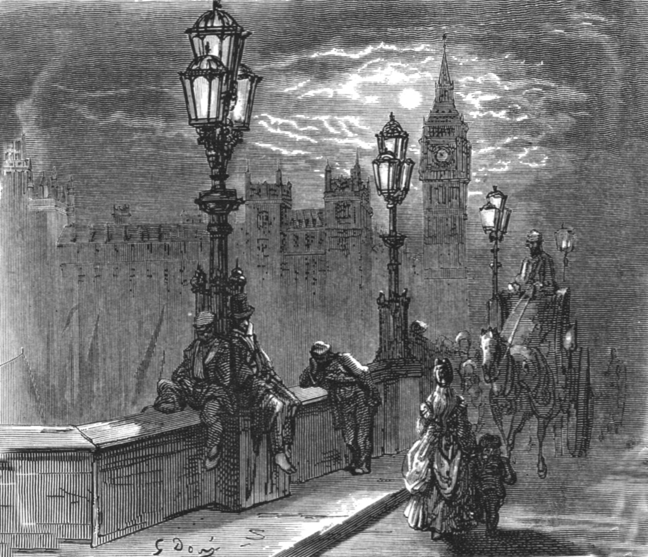 Victoria Embankment von Gustave Dore