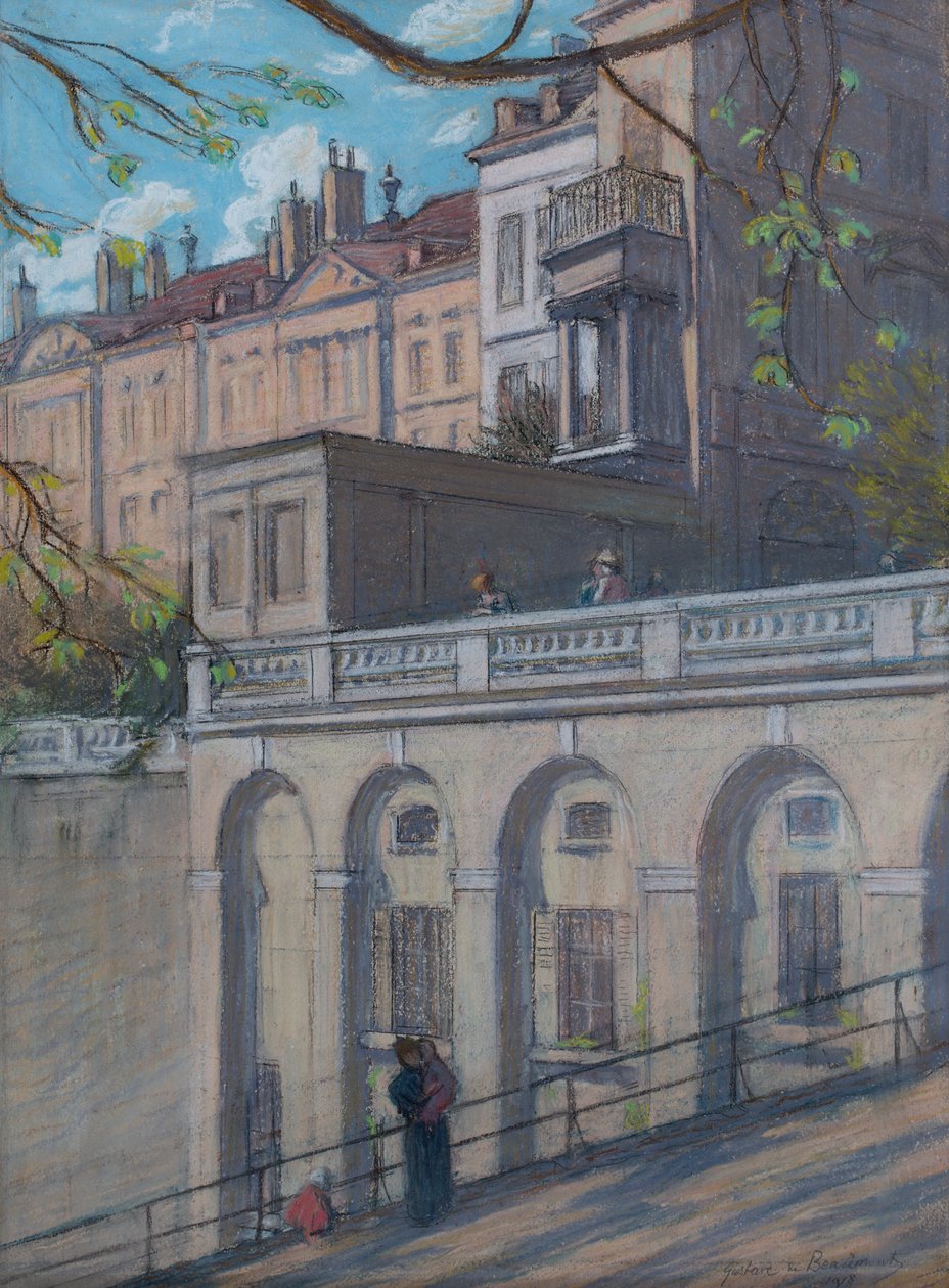 La Treille in Genf von Gustave Henri de Beaumont
